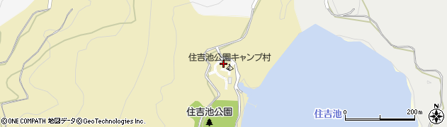 住吉池公園キャンプ村周辺の地図