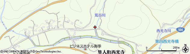 鹿児島県霧島市隼人町西光寺1075周辺の地図