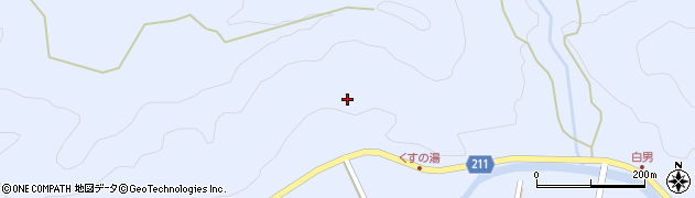 鹿児島県姶良市蒲生町白男1574周辺の地図