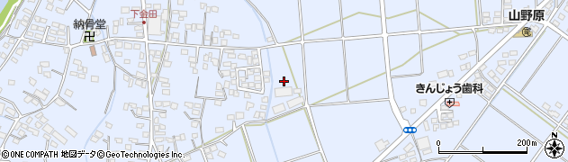 宮崎県都城市金田町周辺の地図