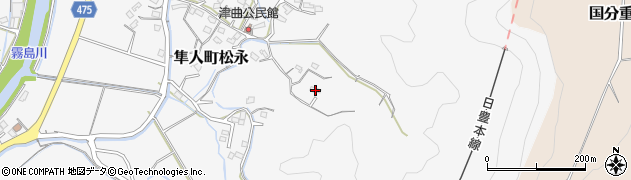 鹿児島県霧島市隼人町松永1211周辺の地図