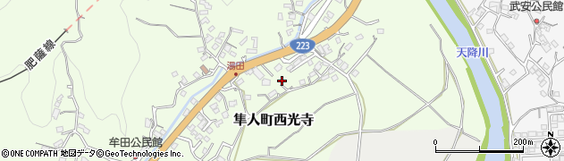 鹿児島県霧島市隼人町西光寺6周辺の地図