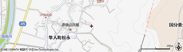 鹿児島県霧島市隼人町松永1228周辺の地図