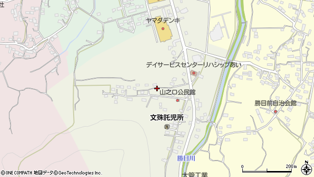 〒895-0032 鹿児島県薩摩川内市山之口町の地図