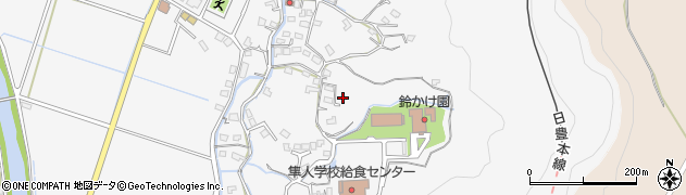 鹿児島県霧島市隼人町松永1528周辺の地図