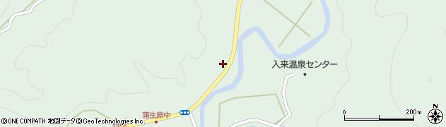 鹿児島県薩摩川内市入来町浦之名12616周辺の地図