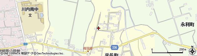 鹿児島県薩摩川内市平佐町151周辺の地図