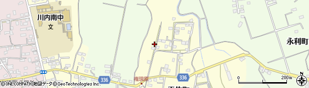 鹿児島県薩摩川内市平佐町102周辺の地図