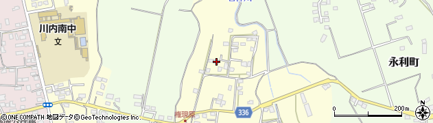鹿児島県薩摩川内市平佐町150周辺の地図