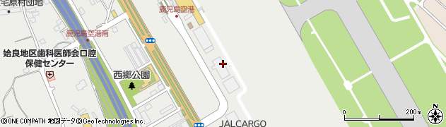 国土交通省大阪航空局　鹿児島空港事務所周辺の地図