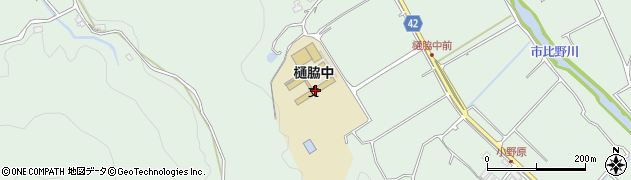 薩摩川内市立樋脇中学校周辺の地図