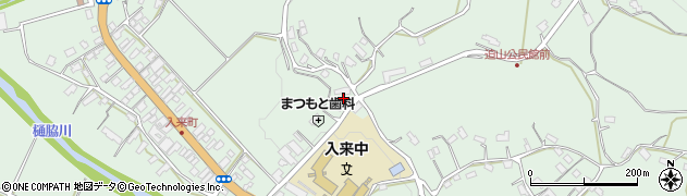 鹿児島県薩摩川内市入来町浦之名7667周辺の地図