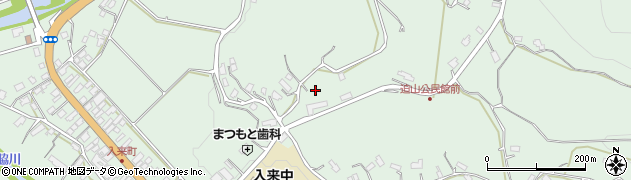 鹿児島県薩摩川内市入来町浦之名8168周辺の地図