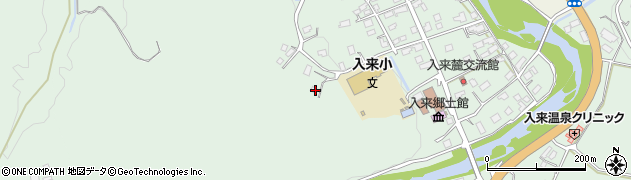 鹿児島県薩摩川内市入来町浦之名155周辺の地図
