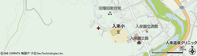 鹿児島県薩摩川内市入来町浦之名152周辺の地図