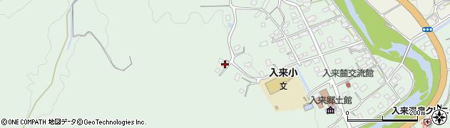 鹿児島県薩摩川内市入来町浦之名161周辺の地図