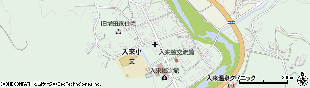 鹿児島県薩摩川内市入来町浦之名53周辺の地図
