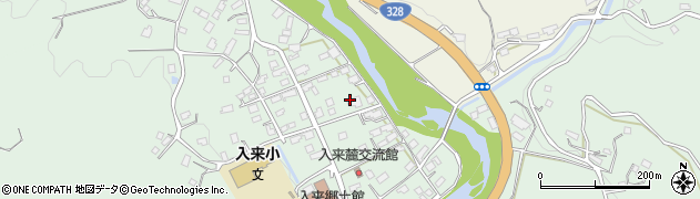 鹿児島県薩摩川内市入来町浦之名95周辺の地図