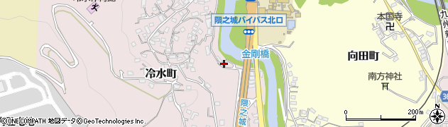 鹿児島県薩摩川内市冷水町709周辺の地図