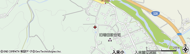 鹿児島県薩摩川内市入来町浦之名166周辺の地図