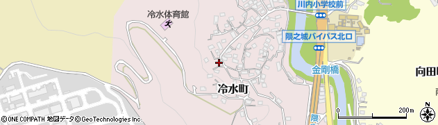 鹿児島県薩摩川内市冷水町437周辺の地図