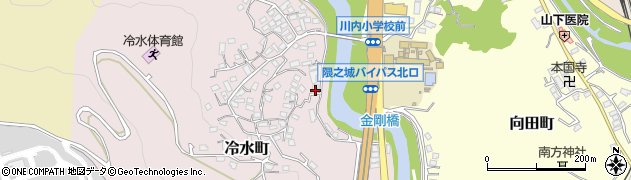 鹿児島県薩摩川内市冷水町456周辺の地図
