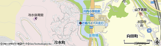 鹿児島県薩摩川内市冷水町704周辺の地図