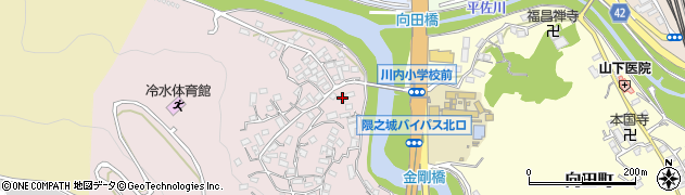 鹿児島県薩摩川内市冷水町466周辺の地図