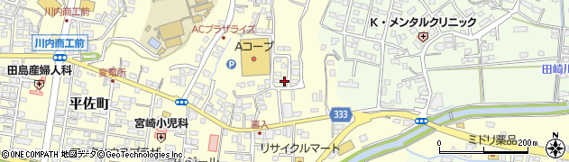 鹿児島県薩摩川内市平佐町4548周辺の地図