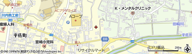 鹿児島県薩摩川内市平佐町4552周辺の地図