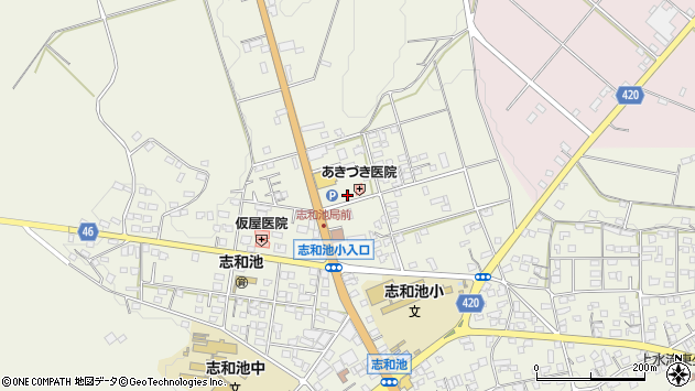〒885-1103 宮崎県都城市上水流町の地図