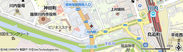 ホテルルートイン薩摩川内周辺の地図