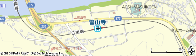 曽山寺駅周辺の地図
