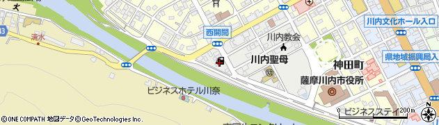 ＪＡカリサ川内ＳＳ周辺の地図