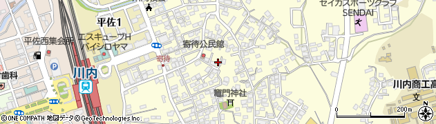 鹿児島県薩摩川内市平佐町3107周辺の地図