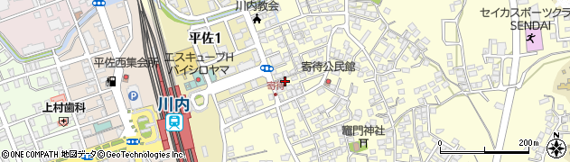 鹿児島県薩摩川内市平佐町2497周辺の地図