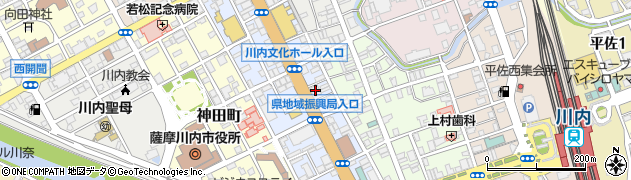 熊本銀行川内支店周辺の地図