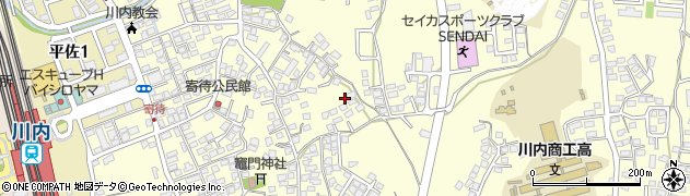 鹿児島県薩摩川内市平佐町3163周辺の地図