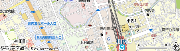 春田川公園周辺の地図