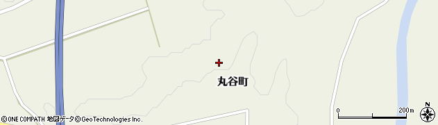宮崎県都城市丸谷町周辺の地図