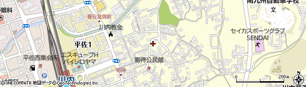 鹿児島県薩摩川内市平佐町3096周辺の地図