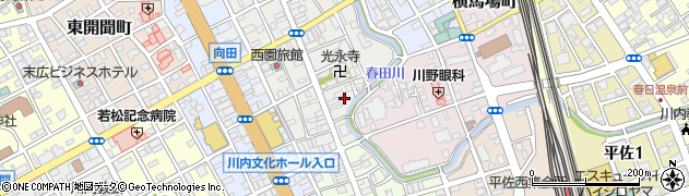 鹿児島県薩摩川内市向田本町5周辺の地図
