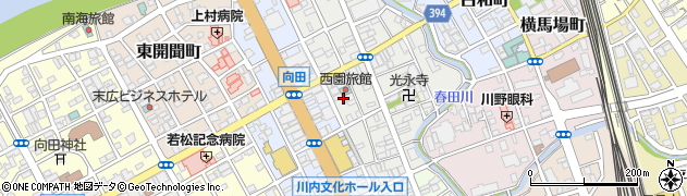 鹿児島県薩摩川内市向田本町11周辺の地図
