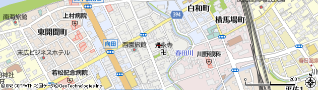 鹿児島県薩摩川内市向田本町8周辺の地図
