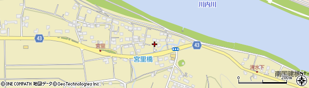 鹿児島県薩摩川内市宮里町3177周辺の地図