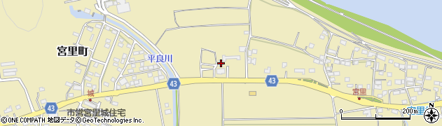 鹿児島県薩摩川内市宮里町593周辺の地図