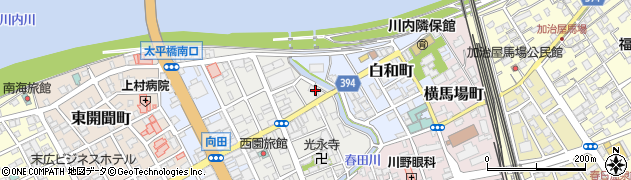 鹿児島県薩摩川内市向田本町15周辺の地図