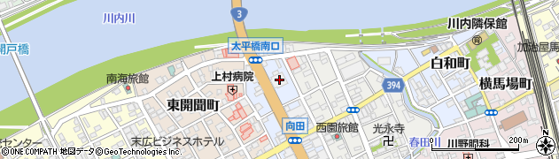 鹿児島銀行川内支店 ＡＴＭ周辺の地図