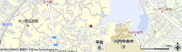 鹿児島県薩摩川内市平佐町3895周辺の地図
