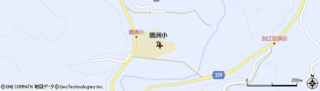 宮崎県宮崎市鏡洲周辺の地図